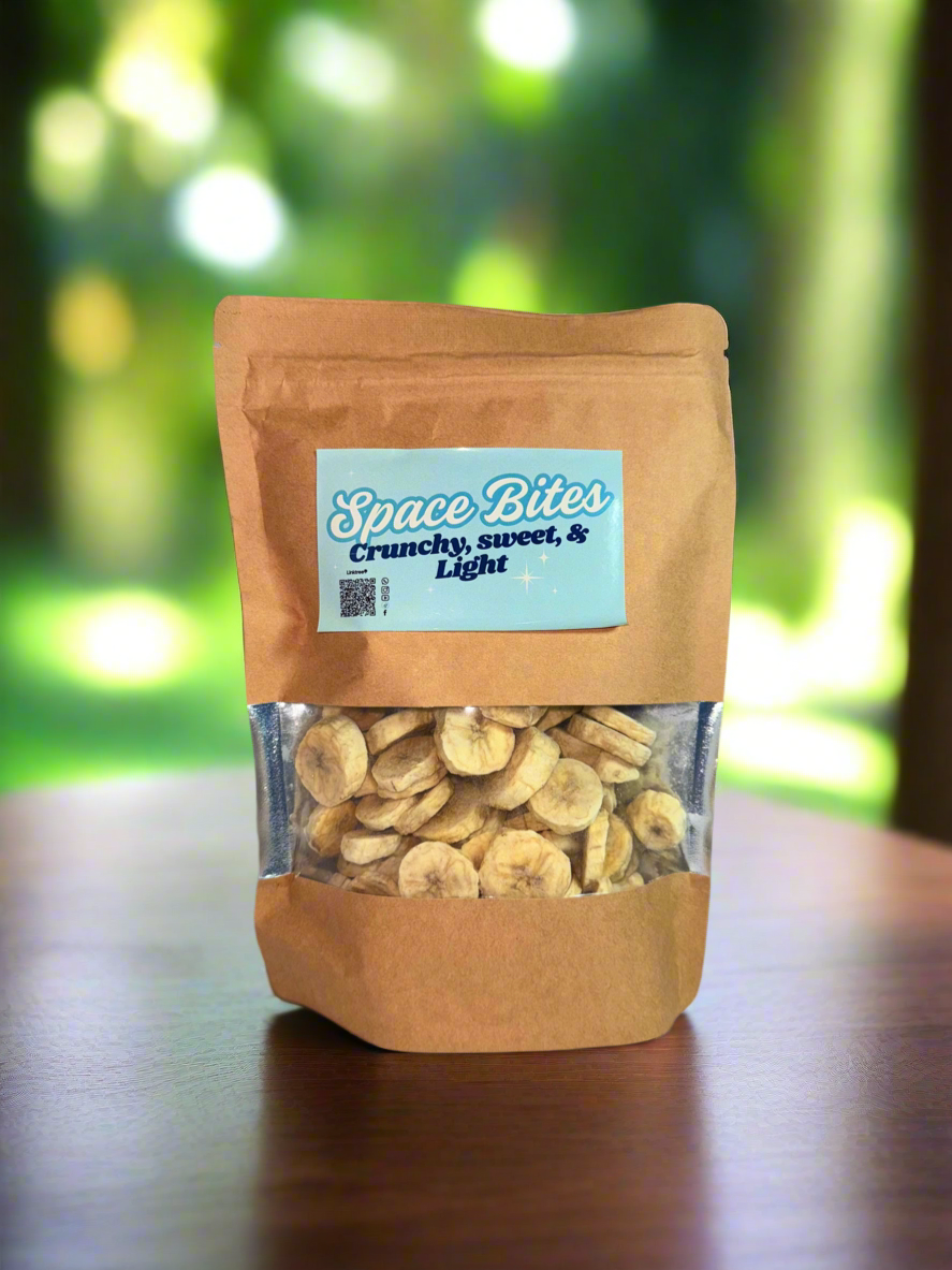 Freeze-Dried Banana Slices– Space Bites