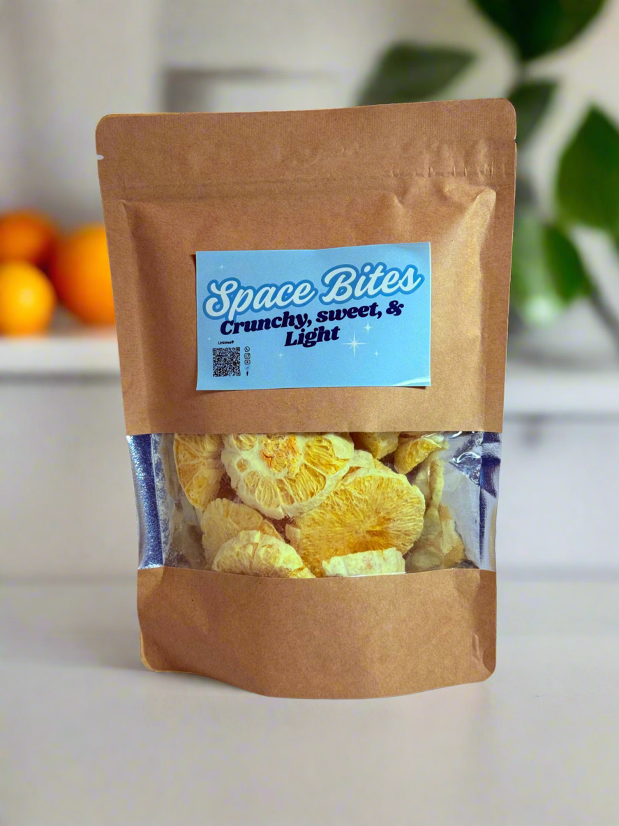 Freeze-Dried Oranges – Space Bites