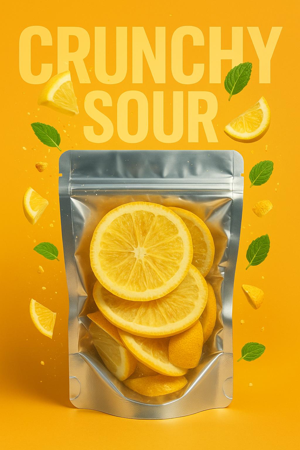 Crunchy Freeze-Dried Oranges Slices With Peel-Space Bites