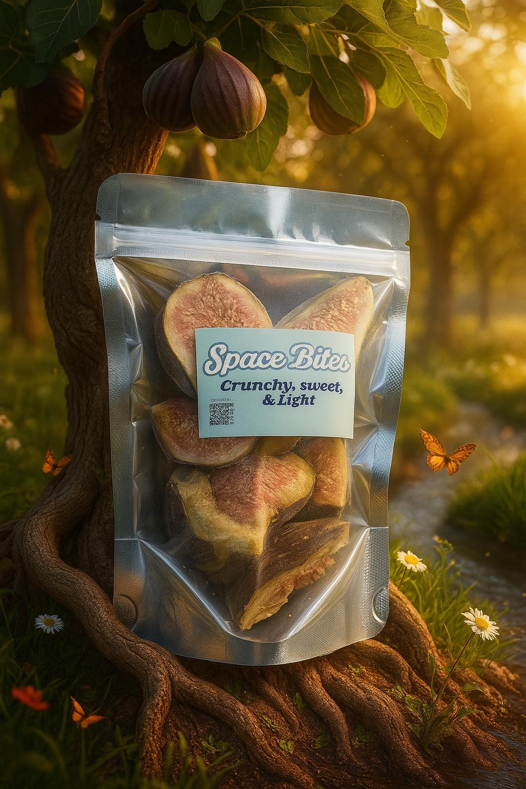 Crunchy Freeze-Dried Figs-Space Bites