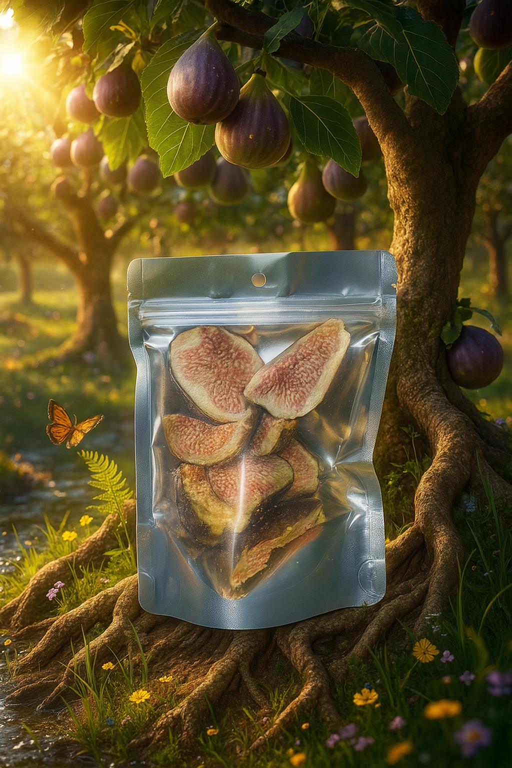 Crunchy Freeze-Dried Figs-Space Bites