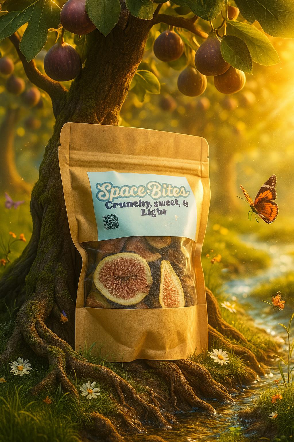 Crunchy Freeze-Dried Figs-Space Bites