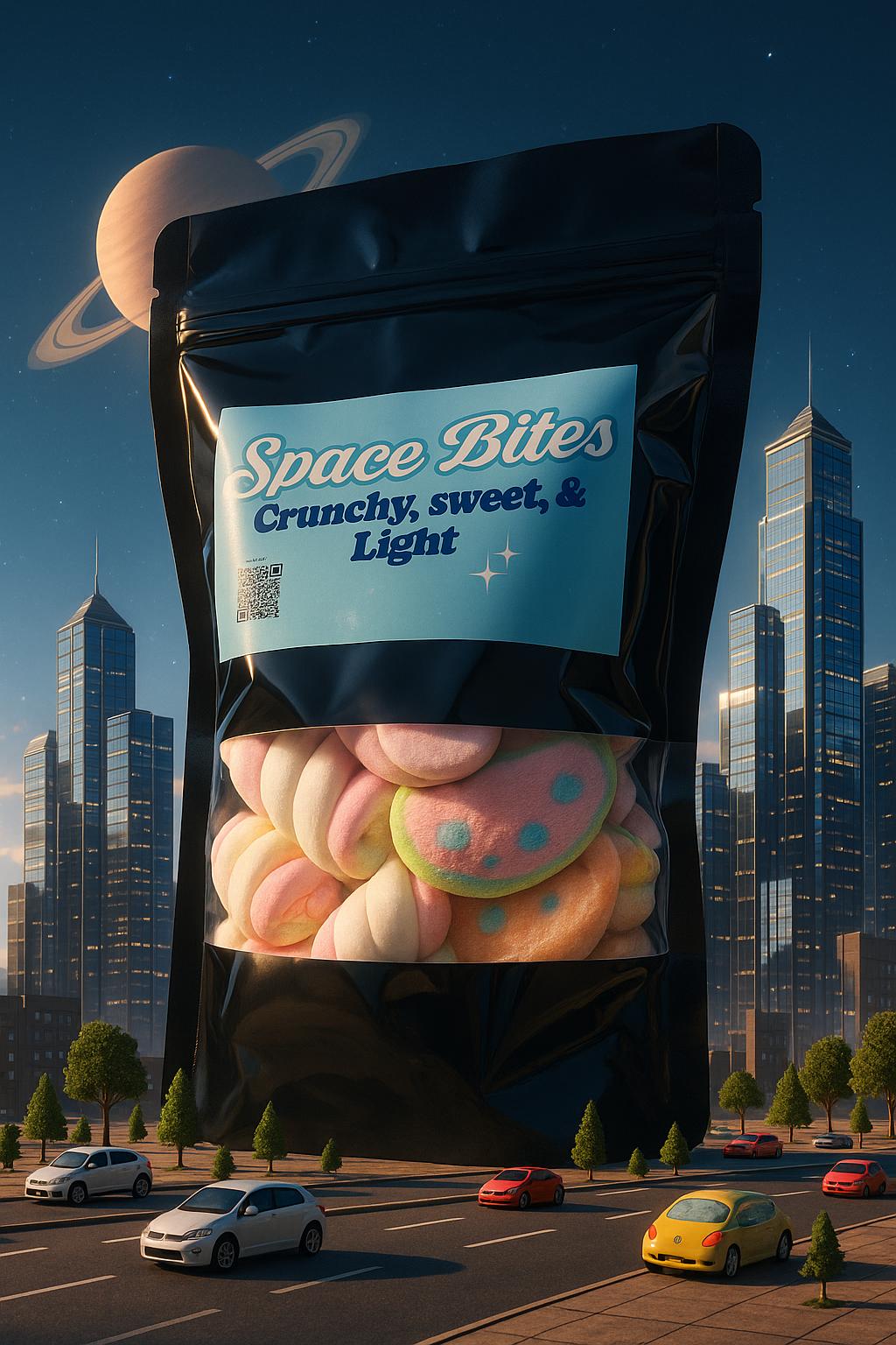 Crunchy Freeze-Dried Marshmallows-Space Bites