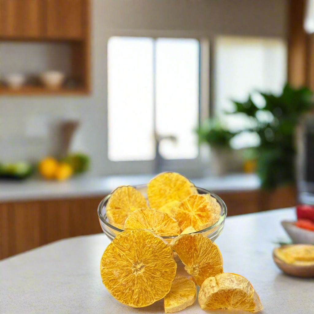 Freeze-Dried Oranges – Space Bites