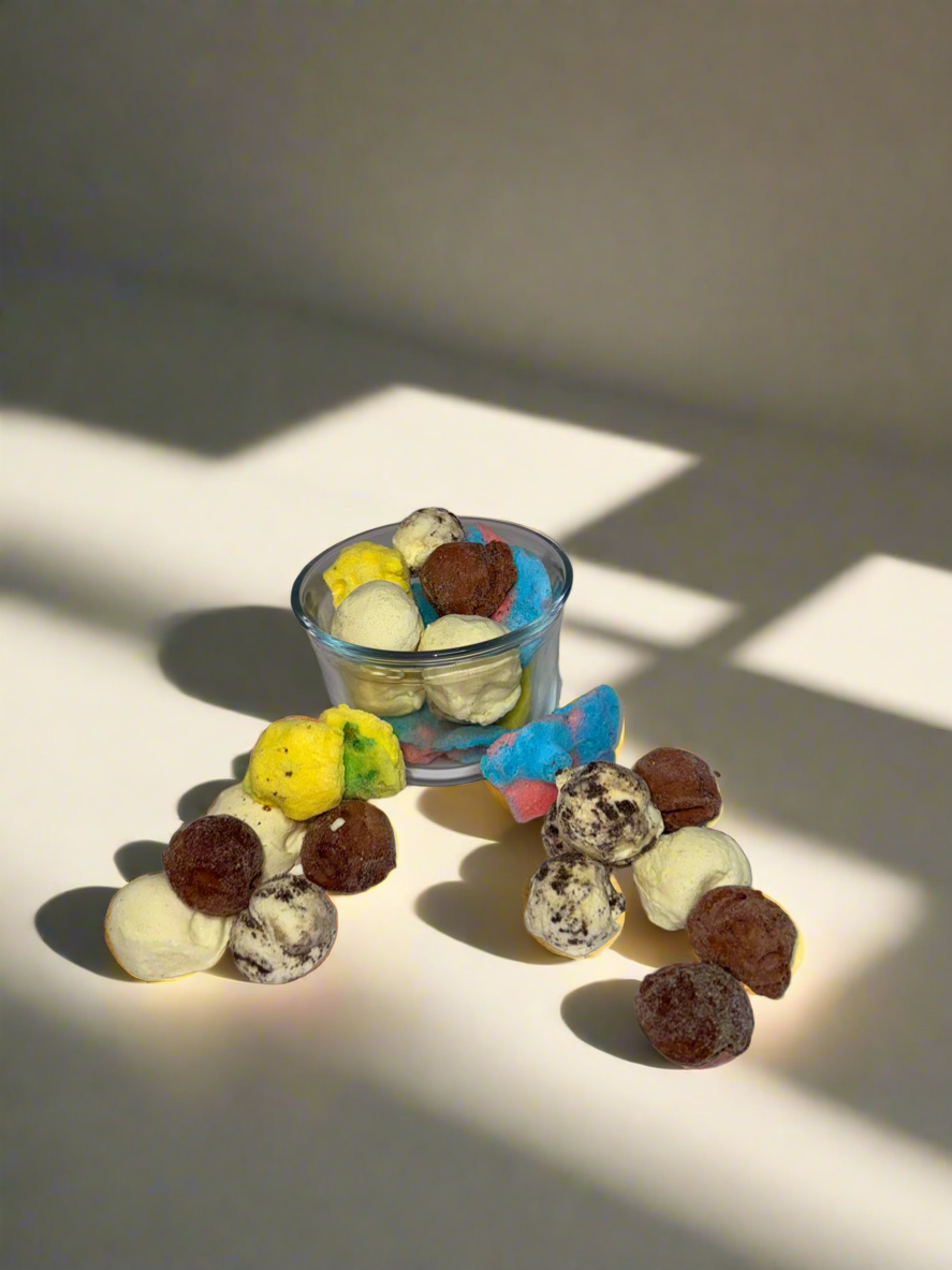 Freeze-Dried Gelato Cubes - Space Bites