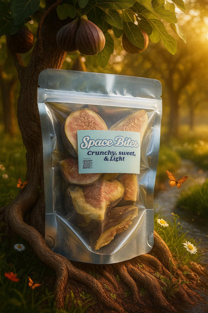 Crunchy Freeze-Dried Figs-Space Bites