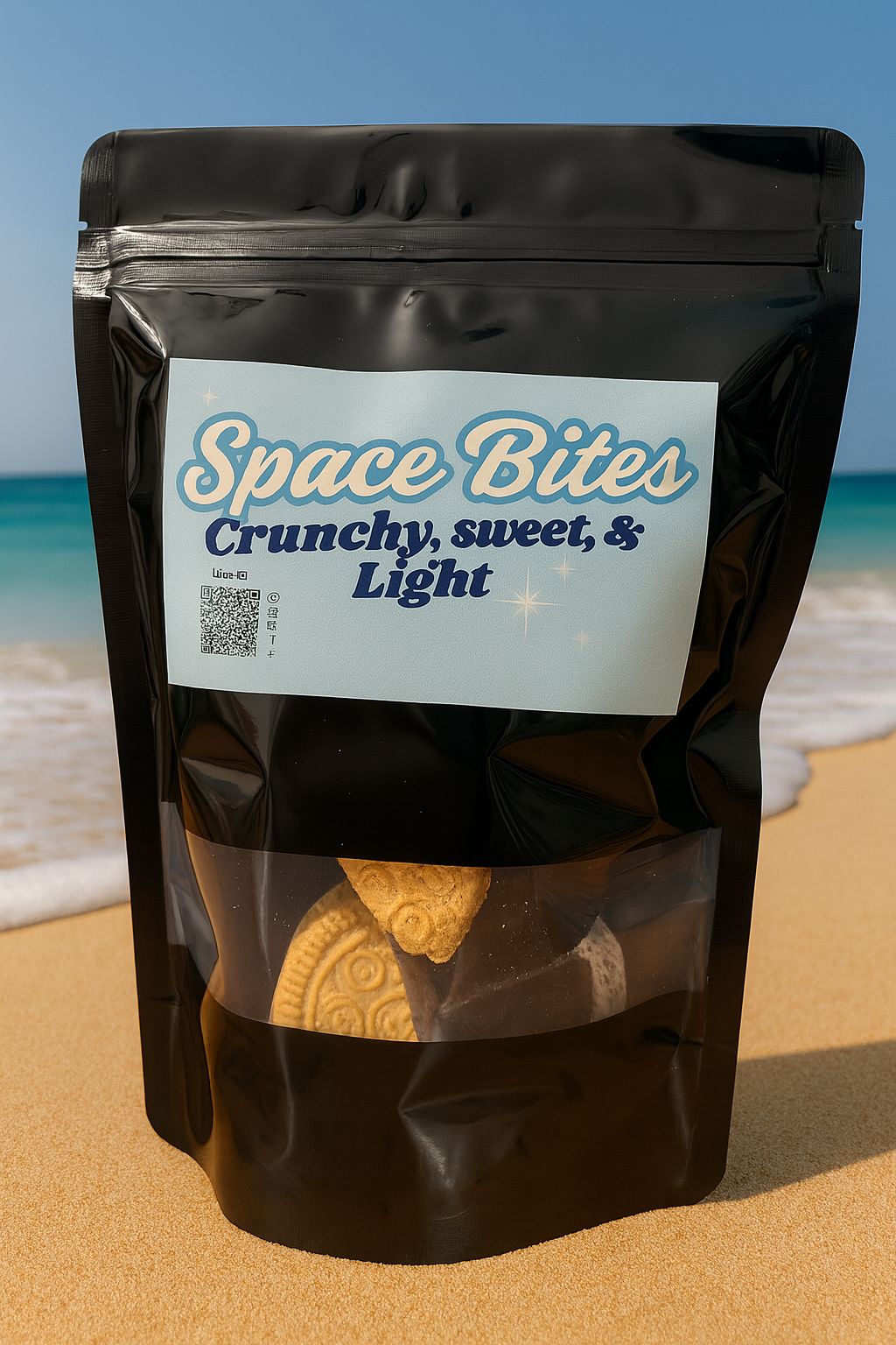 Crunchy Freeze-Dried Whole Ice Cream Sandwich-Space Bites