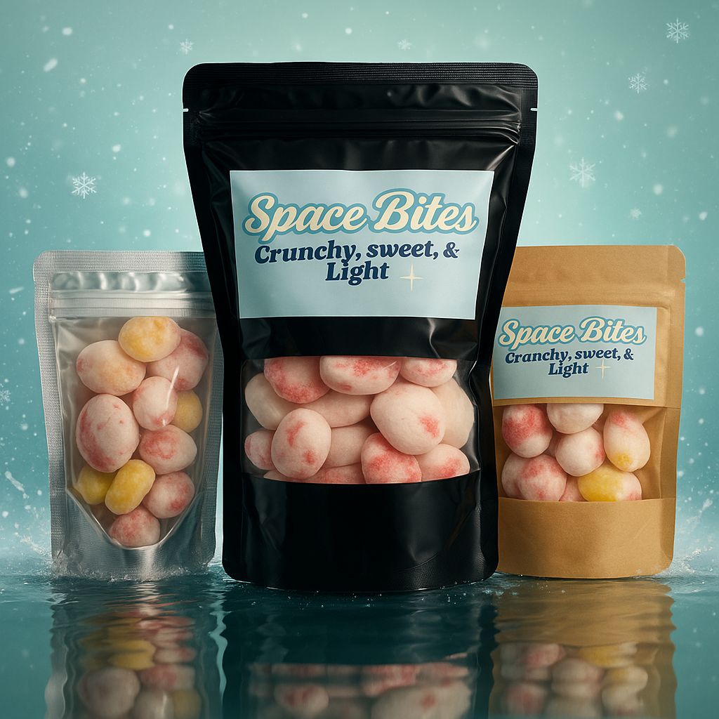 Crunchy Freeze-Dried Toffee With Yogurt-6 Fruit Flavors-Space Bites
