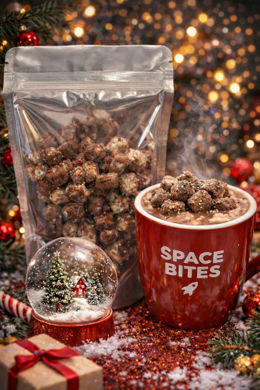 Crunchy Limited Freeze-Dried Minty Cocoa Snowballs-Space Bites