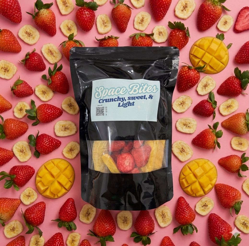 Freeze-Dried Tropical Crunchy Mix-Space Bites