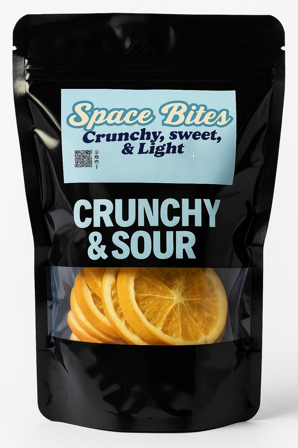 Crunchy Freeze-Dried Oranges Slices With Peel-Space Bites