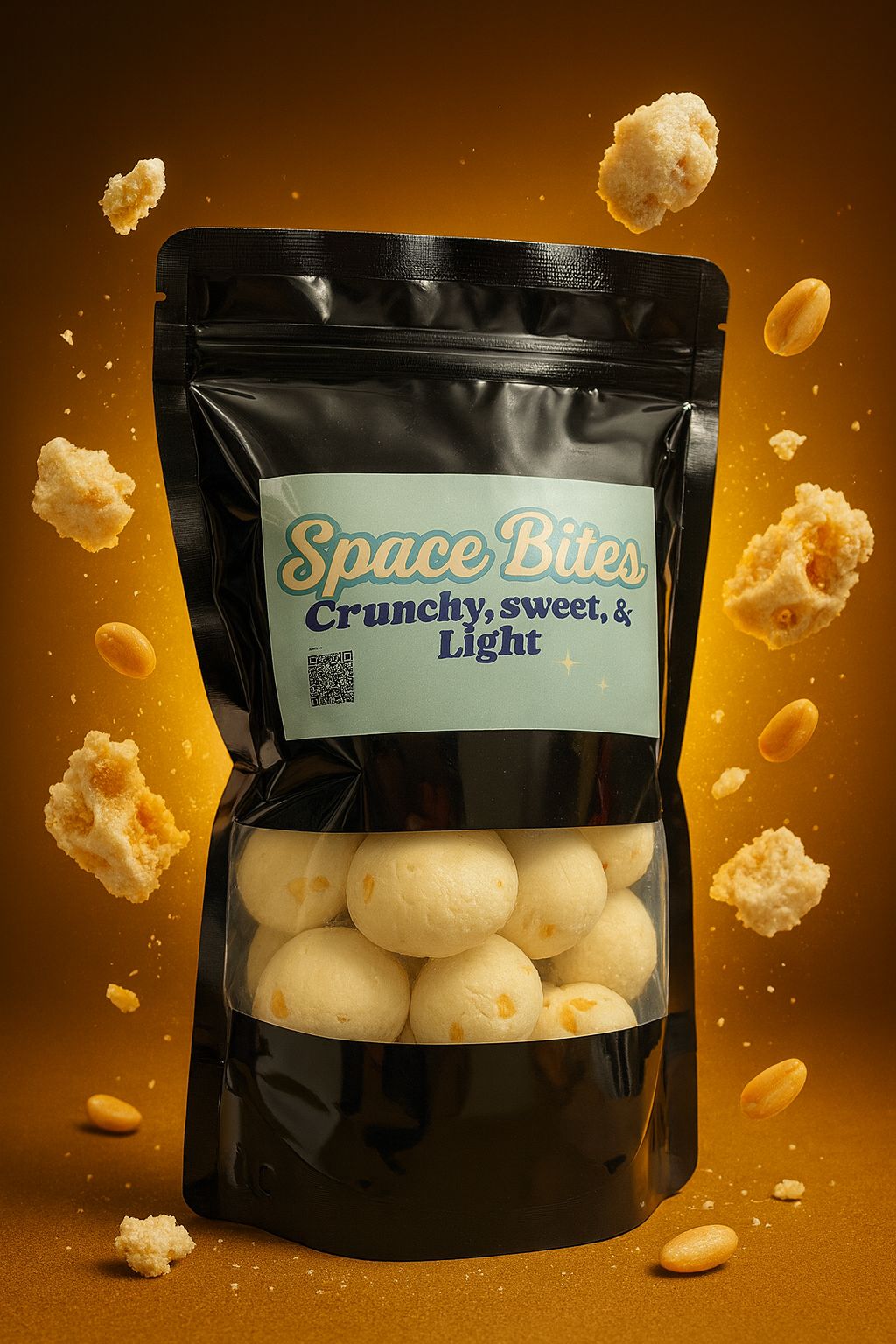 Cruchy Freeze-Dried Nougat-Space Bites