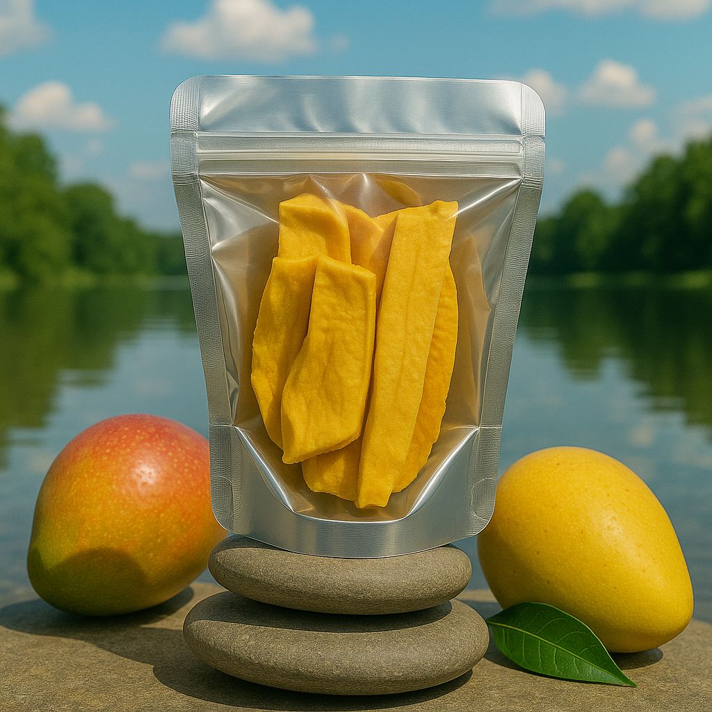 Crunchy Freeze-Dried Mango-Space Bites