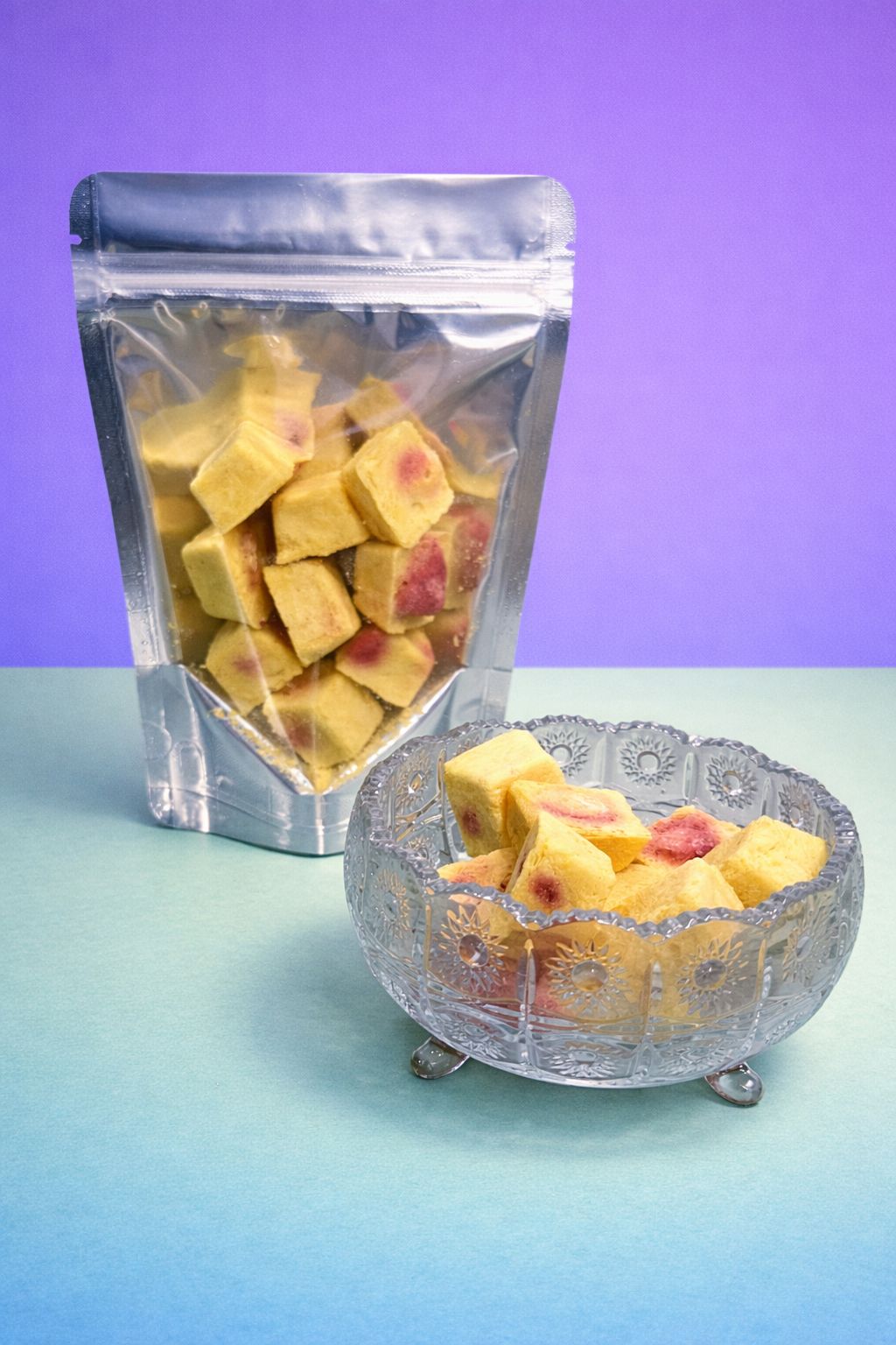 Crunchy Freeze-Dried Mango Supernova Core-Space Bites