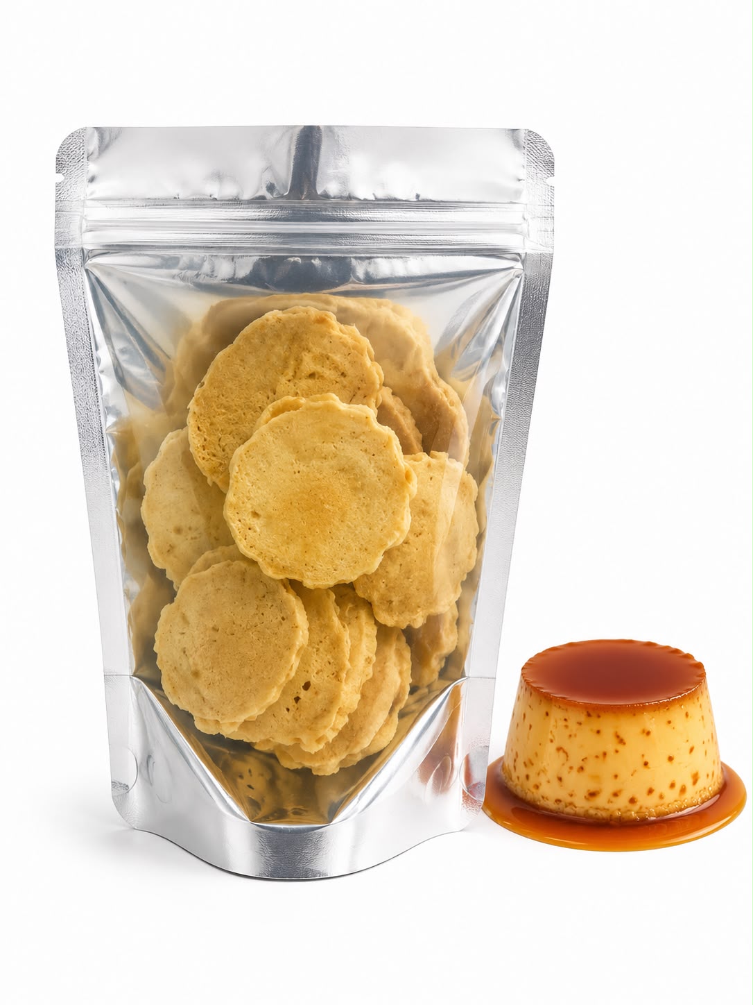 Freeze-Dried Cream Caramel-Space Bites