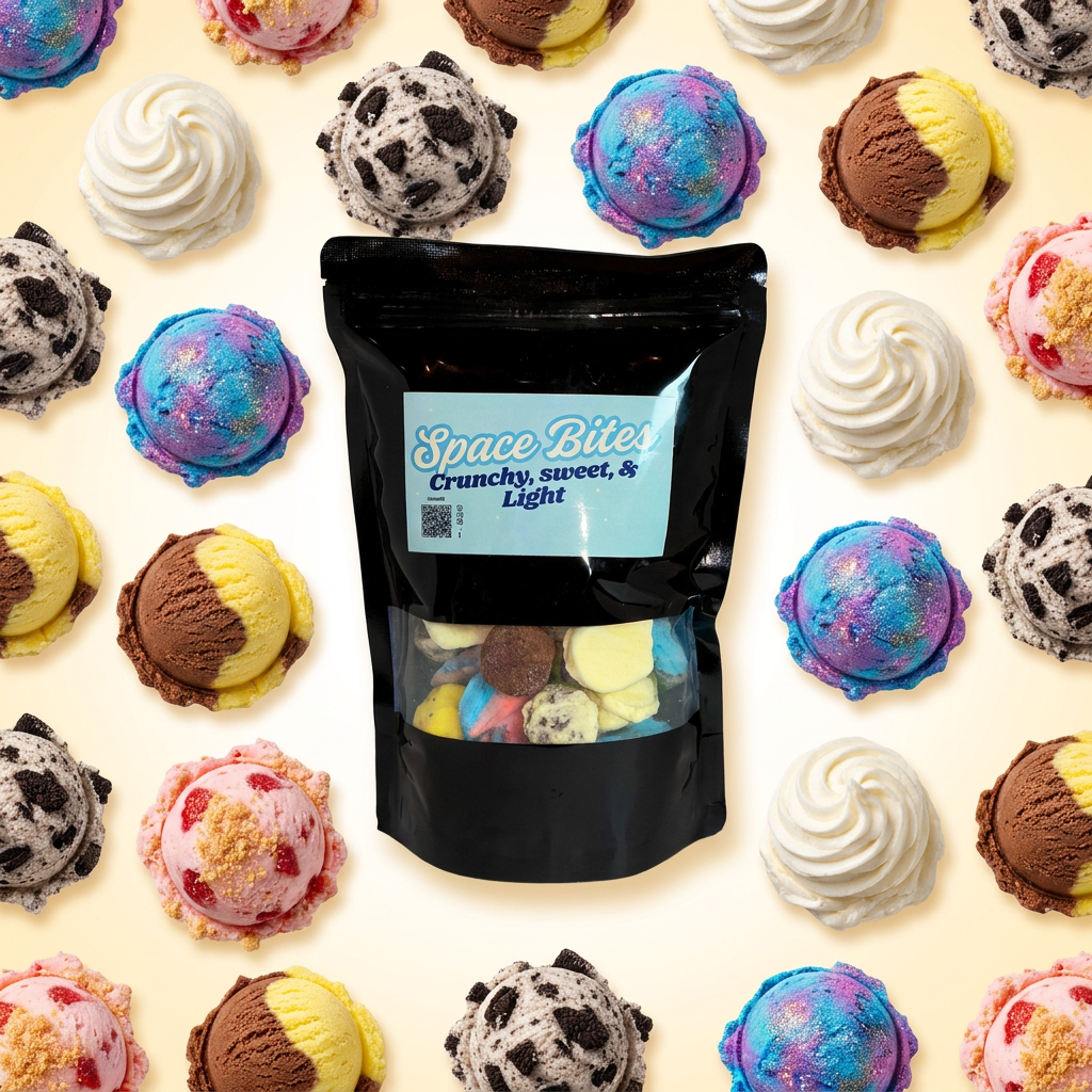 Freeze-Dried Gelato Bites - Space Bites