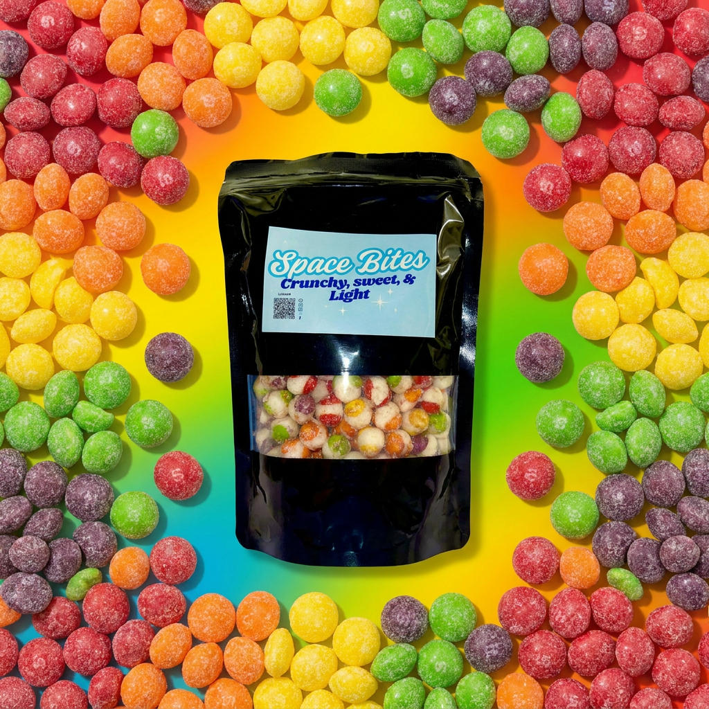 Sour Fruit Comets - Crunchy Freeze-Dried Sour Fruit Candy  - Space Bites