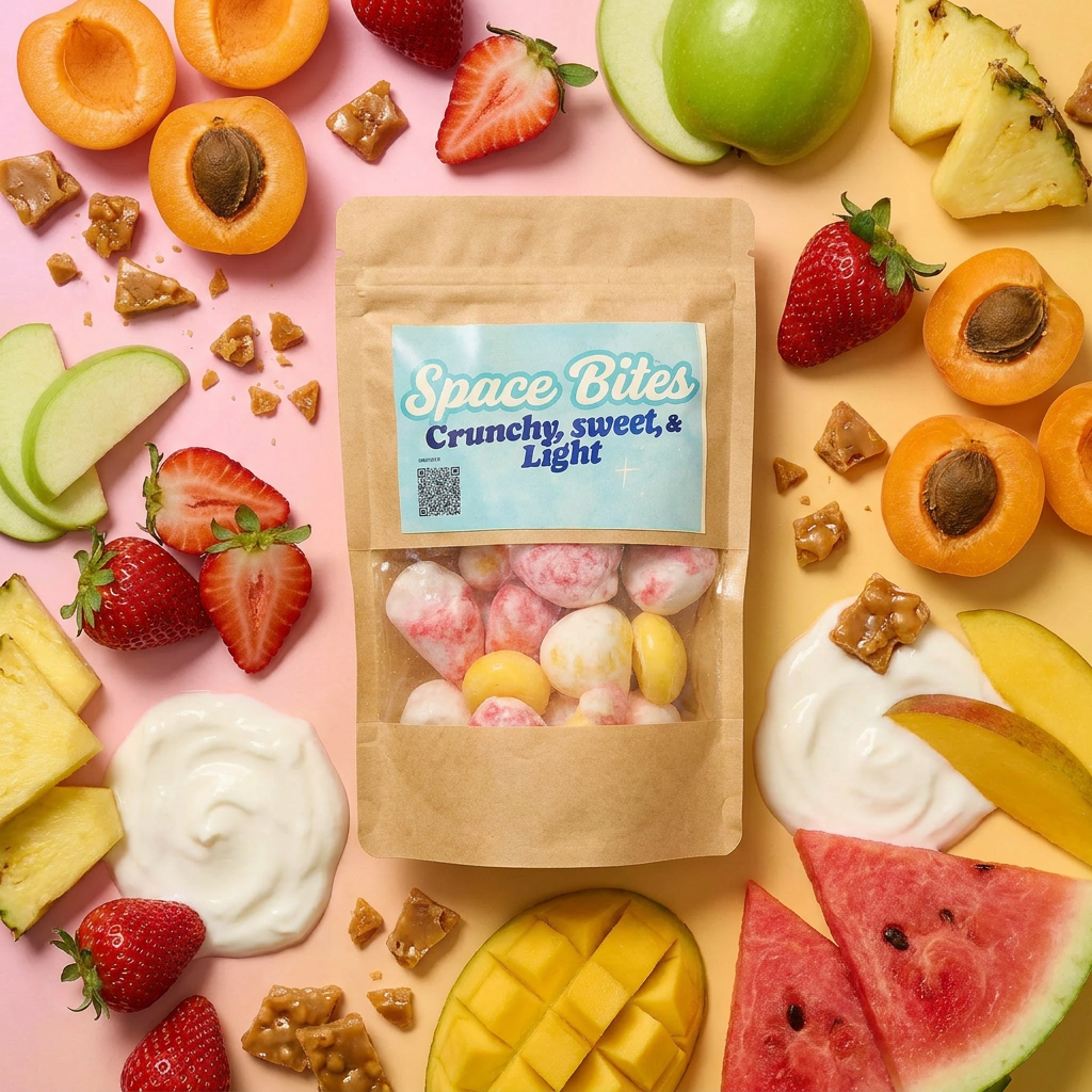 Freeze-Dried Toffee With Yogurt-6 Fruit Flavors